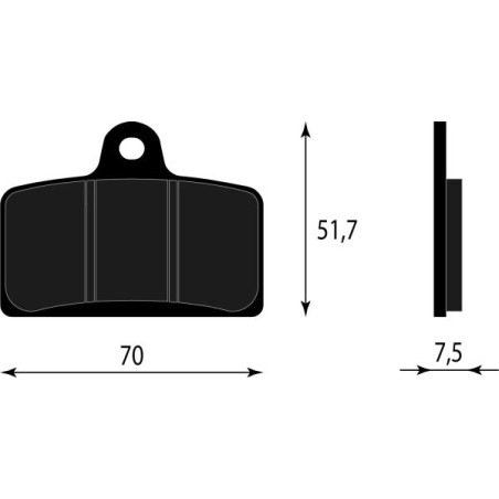 PASTIGLIE FRENO ORGANICHE COMPATIBILE APRILIA DERBI PEUGEOT 125