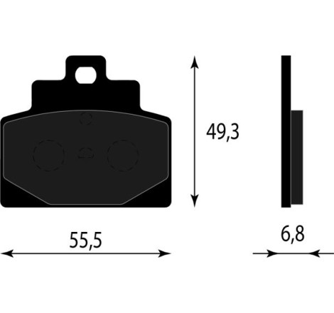 PASTIGLIE FRENO ORGANICHE COMPATIBILE PIAGGIO MP3 300 500 2014 2019