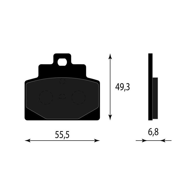 PASTIGLIE FRENO ORGANICHE COMPATIBILE PIAGGIO MP3 300 500 2014 2019