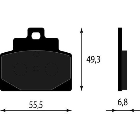 PASTIGLIE FRENO ORGANICHE COMPATIBILE PIAGGIO MP3 300 500 2014 2019