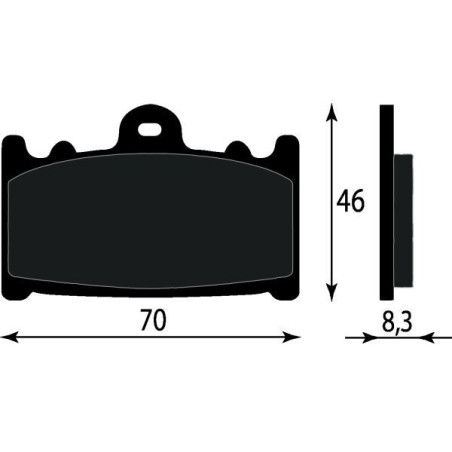 PASTIGLIE FRENO ORGANICHE COMPATIBILE SUZUKI KAWASAKI