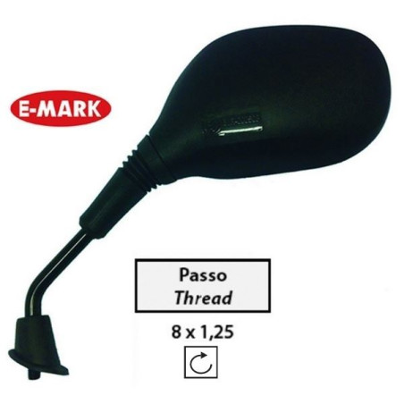 SPECCHIETTO RETROVISORE NERO SINISTRO COMPATIBILE HONDA SH 125 150 OEM 88220KPR900