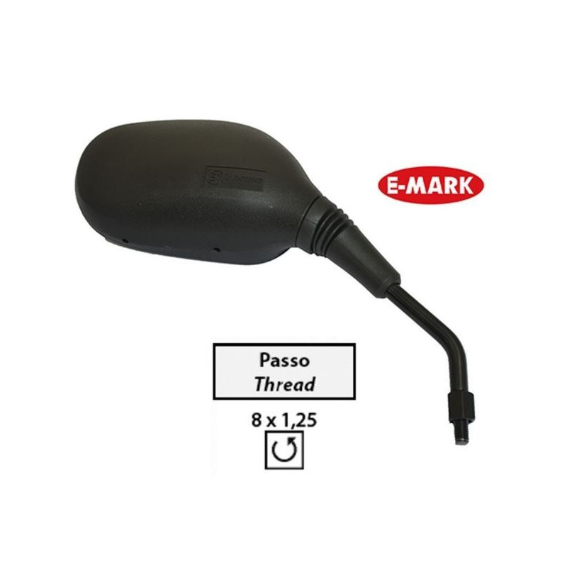 SPECCHIETTO RETROVISORE NERO DESTRO COMPATIBILE HONDA SH 125 150 300 2013 OEM 88210-K01-D01