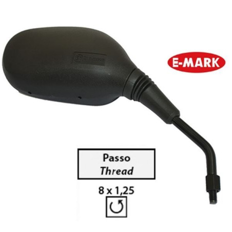 SPECCHIETTO RETROVISORE NERO DESTRO COMPATIBILE HONDA SH 125 150 300 2013 OEM 88210-K01-D01