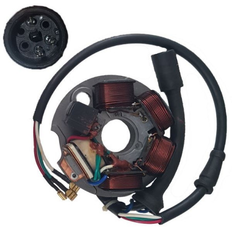 STATORE A 5 BOBINE E 6 CAVI COMPATIBILE VESPA PK 50, N.O. 497654