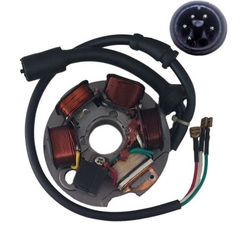 STATORE A 5 BOBINE E 8 CAVI COMPATIBILE VESPA PK APE 50, N.O.497651