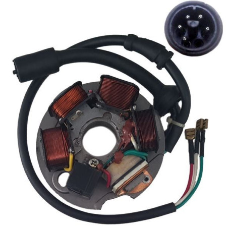STATORE A 5 BOBINE E 8 CAVI COMPATIBILE VESPA PK APE 50, N.O.497651