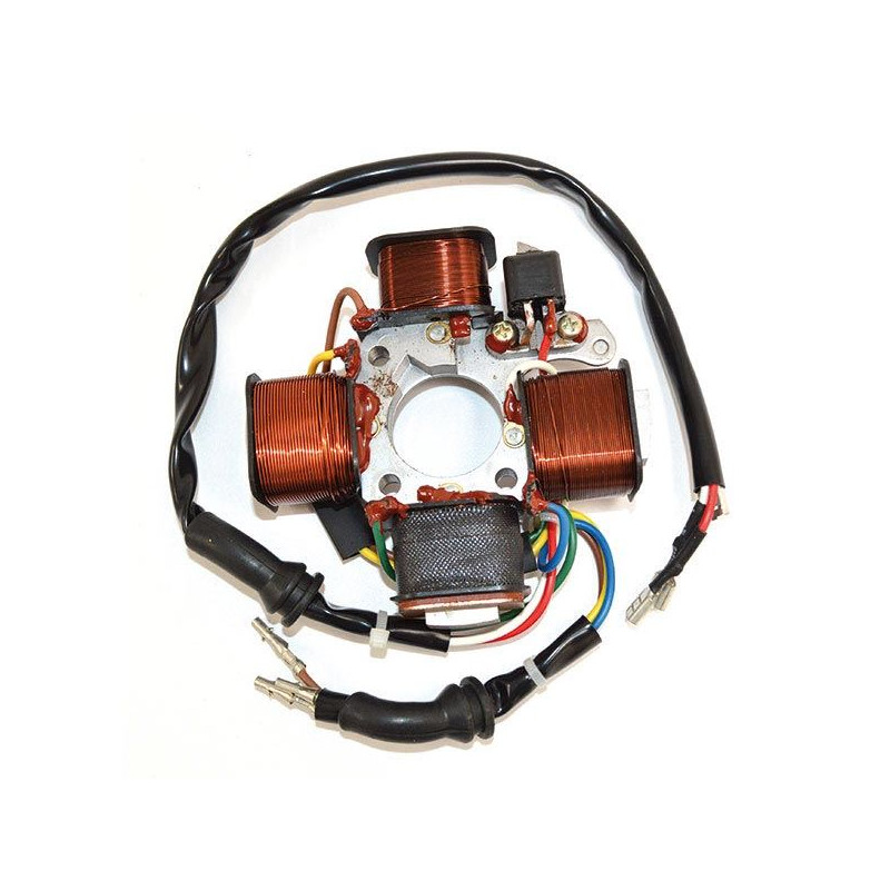 STATORE A 4 POLI COMPATIBILE PIAGGIO CIAO BRAVO SI BOSS 50 CON FRECCE N.O.293814