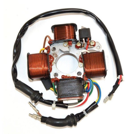 STATORE A 4 POLI COMPATIBILE PIAGGIO CIAO BRAVO SI BOSS 50 CON FRECCE N.O.293814