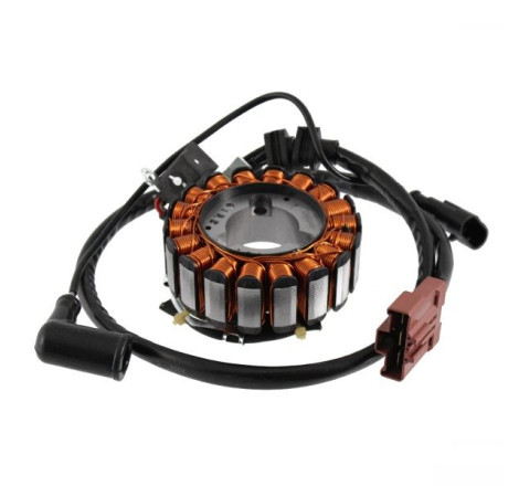 STATORE 18 POLI CON PICK-UP A 2 CAVI COMPATIBILE PIAGGIO BEVERLY 250-300, N.O. 58070r/58112r/638848