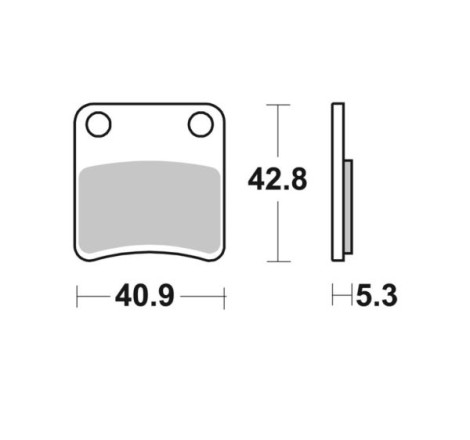 PASTIGLIE FRENO A MANO PLATINUM SERIES COMPATIBILE HONDA X-ADV 750 2017-2024, CRF 1000