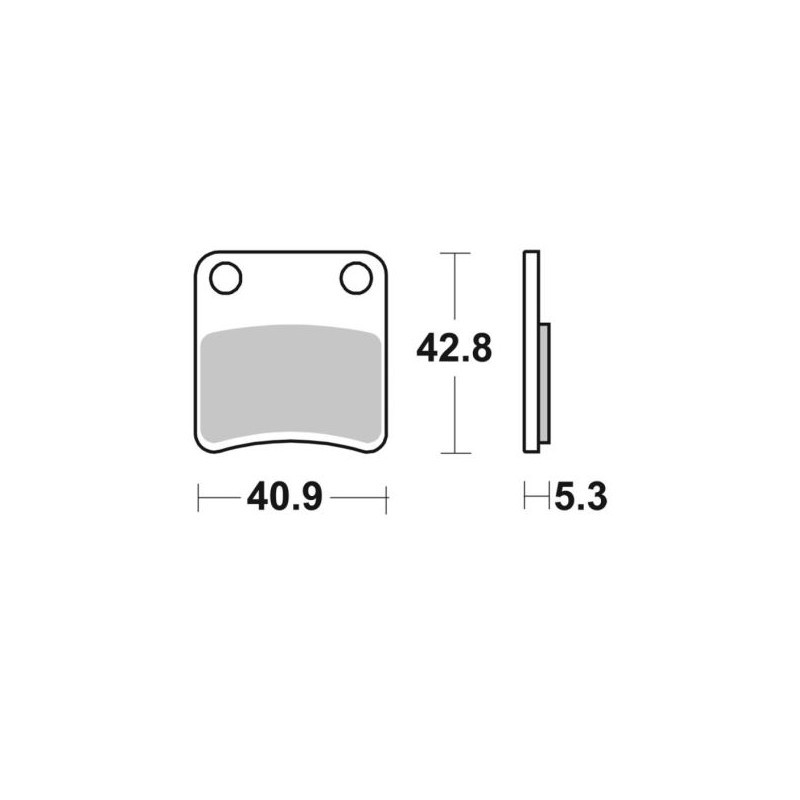 PASTIGLIE FRENO A MANO PLATINUM SERIES COMPATIBILE HONDA X-ADV 750 2017-2024, CRF 1000