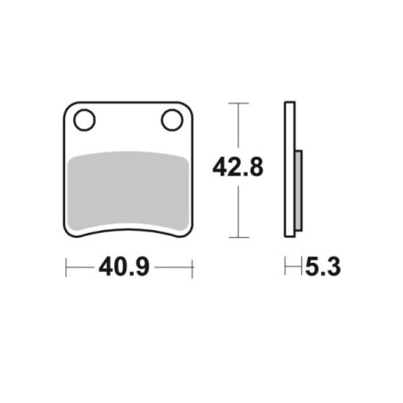 PASTIGLIE FRENO A MANO PLATINUM SERIES COMPATIBILE HONDA X-ADV 750 2017-2024, CRF 1000