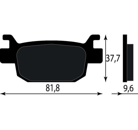 PASTIGLIE FRENO PLATINUM SERIES COMPATIBILE SUZUKI BURGMAN 125 200 POST HONDA SH - SILVER WING 125-150 POST