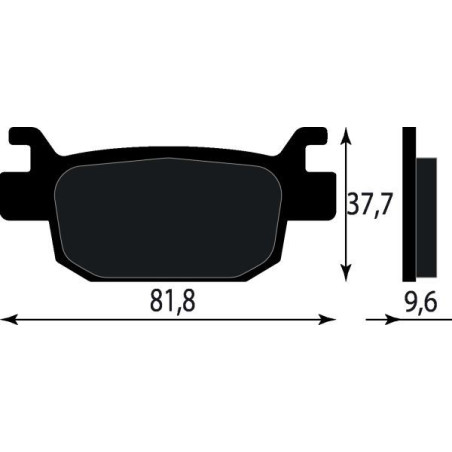 PASTIGLIE FRENO PLATINUM SERIES COMPATIBILE SUZUKI BURGMAN 125 200 POST HONDA SH - SILVER WING 125-150 POST