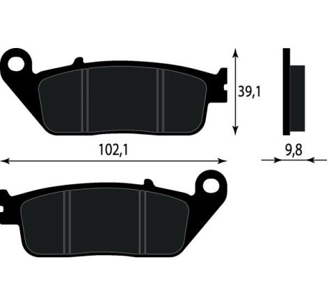 PASTIGLIE FRENO PLATINUM SERIES COMPATIBILE BUELL TRIUMPH