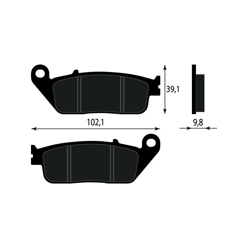 PASTIGLIE FRENO PLATINUM SERIES COMPATIBILE BUELL TRIUMPH