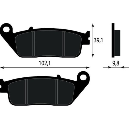 PASTIGLIE FRENO PLATINUM SERIES COMPATIBILE BUELL TRIUMPH