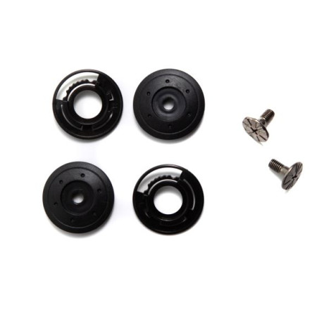 KIT MECCANISMO PIU' VITI NERO PER CASCO 900