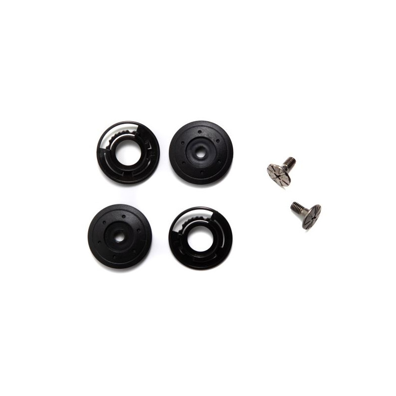 KIT MECCANISMO PIU' VITI NERO PER CASCO 900