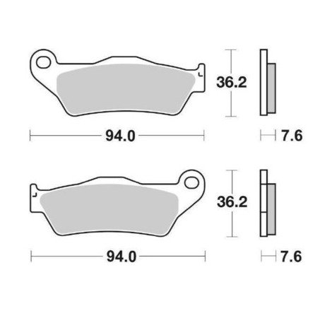 PASTIGLIE SBS FA281 HH (67220)