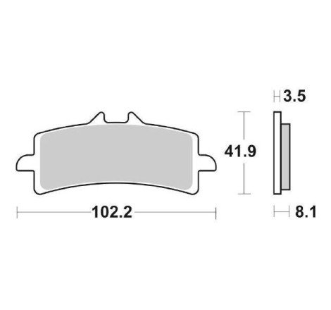 PASTIGLIE SBS FA447 HH (68410)
