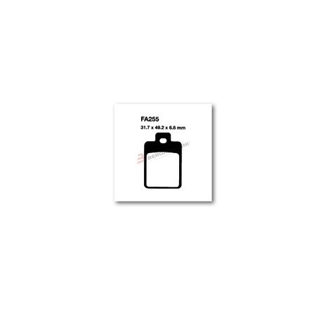 PASTIGLIE EBC FA255 (67120)