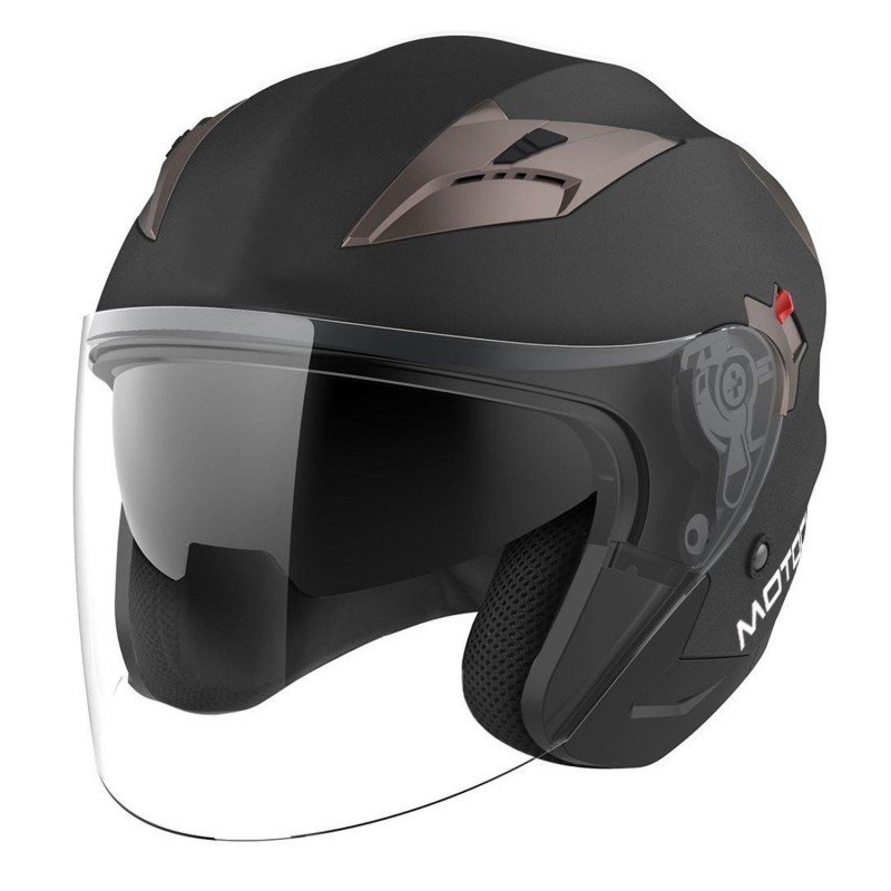 CASCO MOTOCUBO JET TOURER NERO OPACO XS
