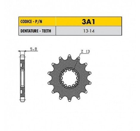 PIGNONE KAWASAKI  KX F 450...