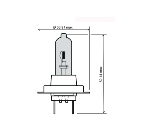 LAMPADA RMS 12V/55W H7 BLUE