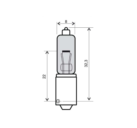 LAMPADA RMS 12V/21W BIANCA...