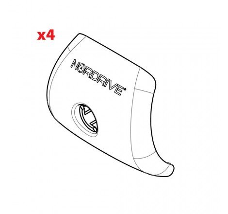 RICAMBI - SET 4 COVER PIEDI...