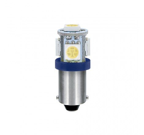 20 LAMPADE BA9S 28V 5 SMD BLU