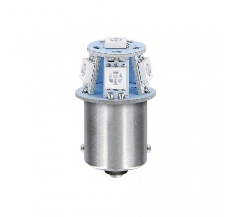 20 LAMPADE BA15S 28V 6SMD BLUE