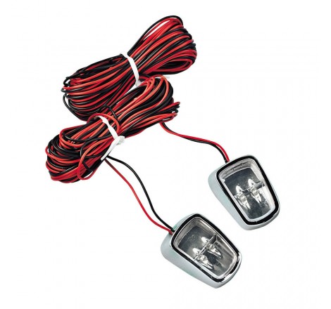 *CP.M/LUCI"TWIN-LED"12V.VERDE